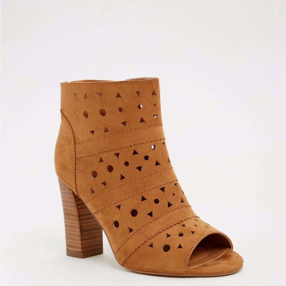 Tan Suede Torrid Ankle Booties